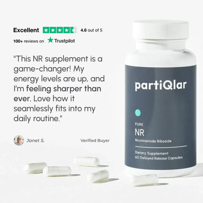 NR Supplement - High Purity Nicotinamide Riboside Capsules - NAD+ Booster for Anti-Aging, Cellular Energy & Repair - Alternative to NMN - 60 Veggie Capsules